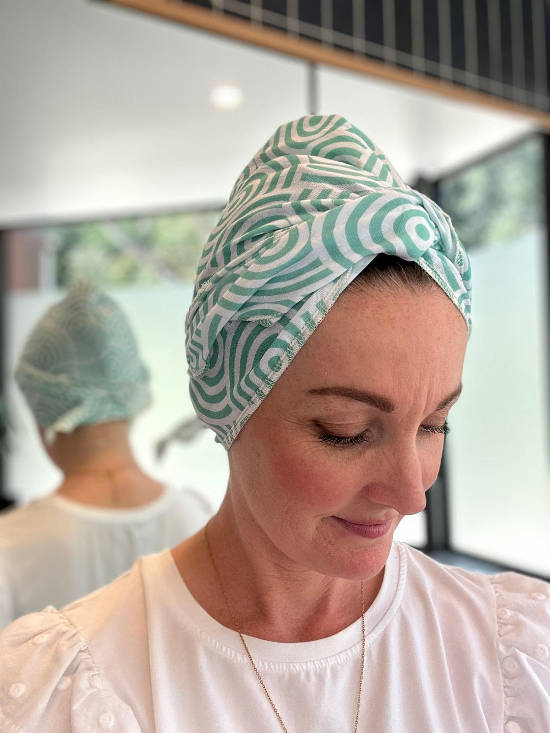Splash Happy Muslin Towel Turban