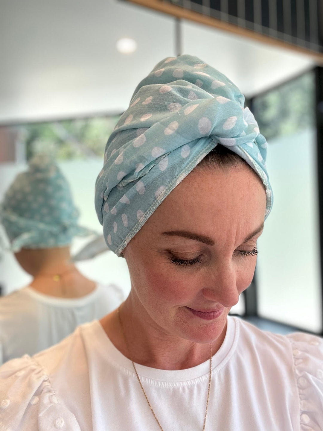 Splash Happy Muslin Towel Turban