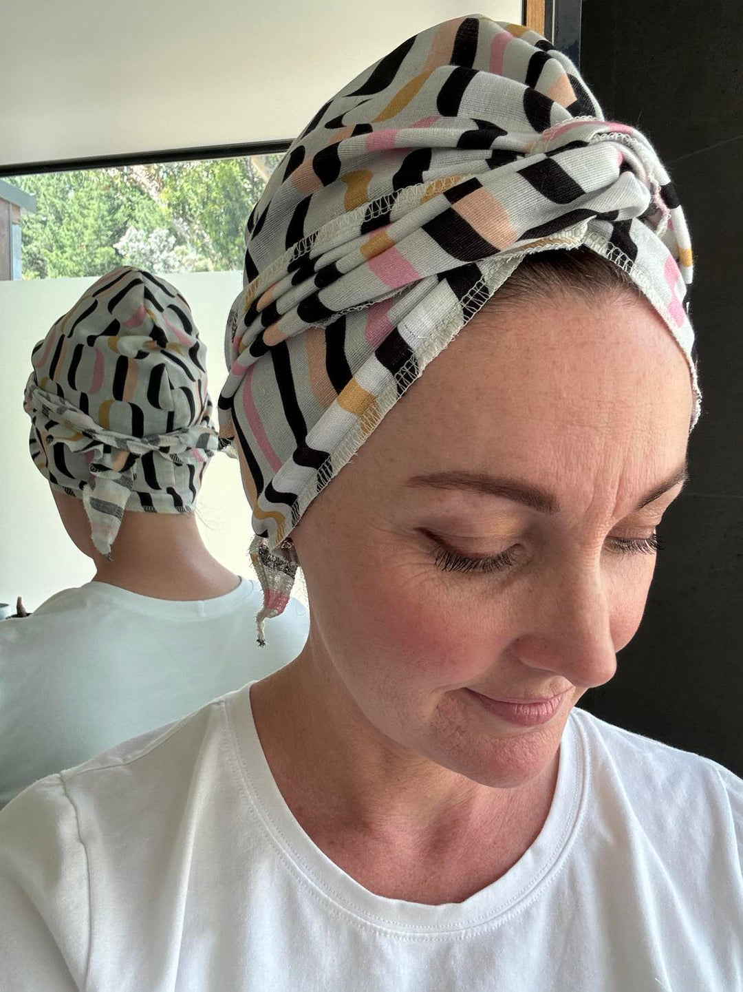 Splash Happy Muslin Towel Turban